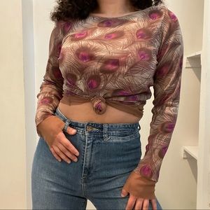 The Limited Peacock Feathers Long Sleeve